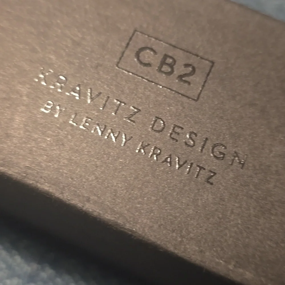 CB2 Furrow 20-Piece Polished Silver Flatware Set by Lenny Kravitz Design